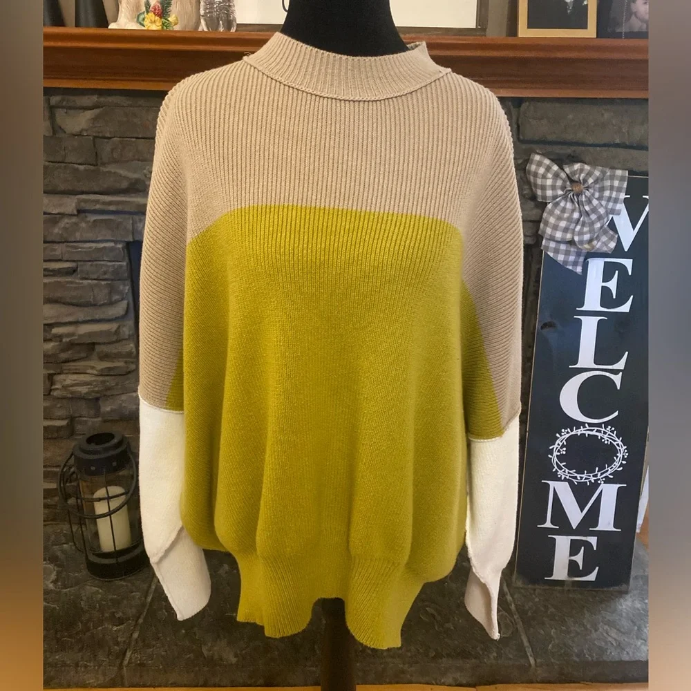 Free People Oversized Easy Street Sweater